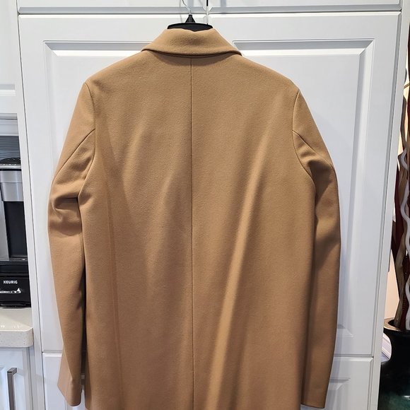 Vince Lapel Collar Single-Breasted Coat - Picture 6 of 10